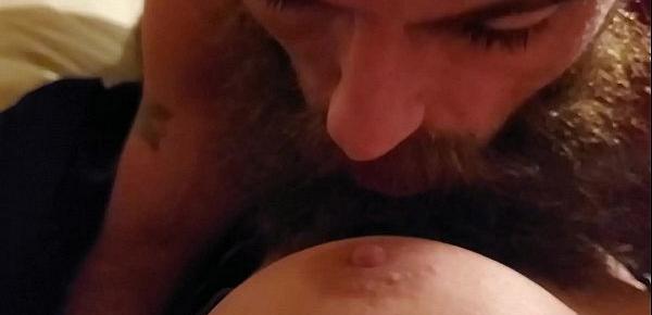  Son Wakes Mom Up With Nipple Sucking and Pussy Fucking